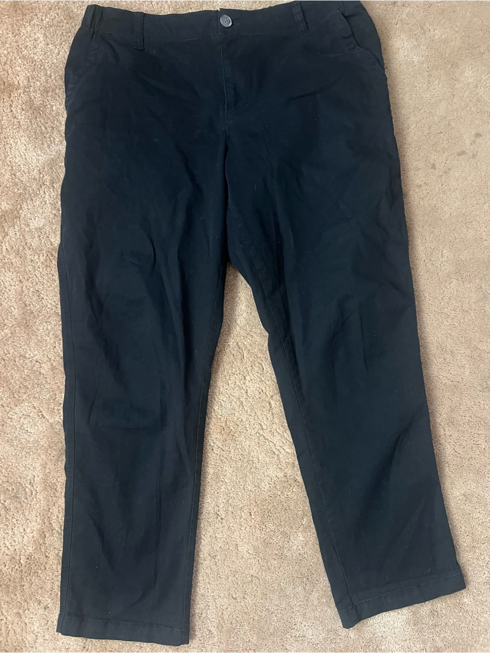 Old Navy Black easy Chino black pants VGUC